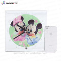 High Quarlity Sublimation Glass Photo Frame can be used for clock